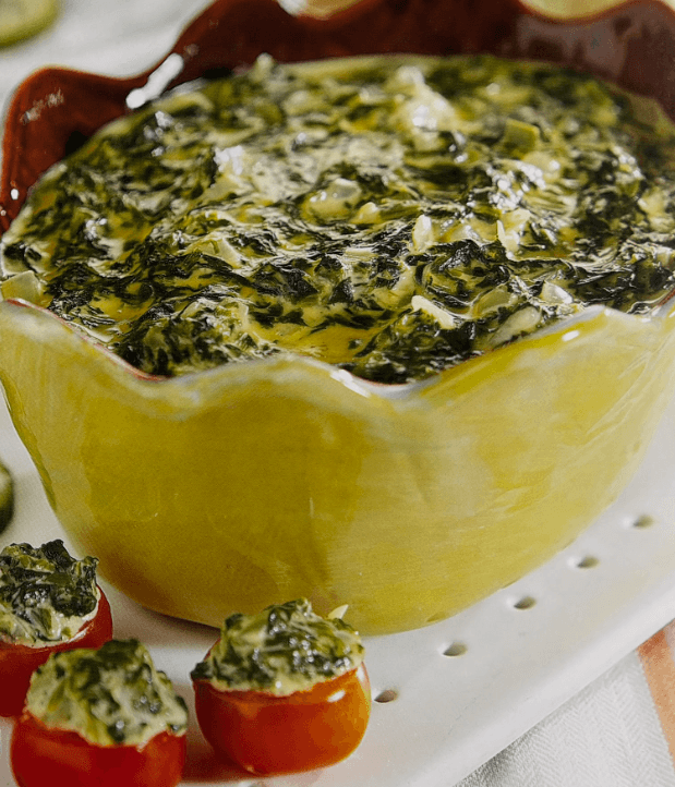 Creamy Cheesy Spinach Dip