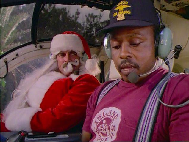 Magnum and TC in "Operation: Silent Night."
